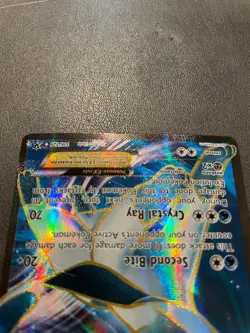 Glaceon EX FULL ART ULTRA RARE 116/124 Pokemon XY Fates Collide TCG Holo 2016 - Image 3
