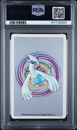 2000 POKEMON SILVER VERSION PLAYING CARDS 4 OF SPADES #164 NOCTOWL PSA 10 - Image 2