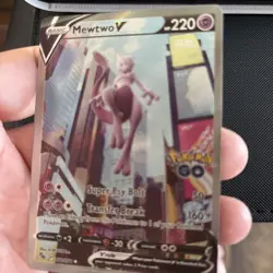 Mewtwo V (Alternate Full Art) 072/078 Pokemon GO Holo - Image 4