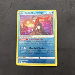Pokemon Radiant Greninja 046/189 Astral Radiance Holo Pokemon TCG Card NM 2022 - Image 1