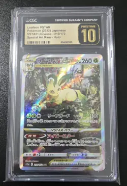 Leafeon VSTAR SAR Universe 2022 Pokemon TCG Japanese 210/172 CGC Pristine 10 - Image 1