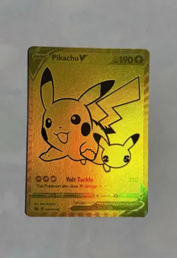 Pokemon Pikachu v Promo TCG Celebrations Card SWSH145 - Image 2