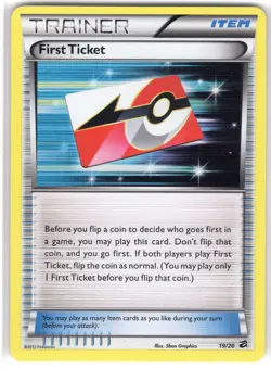 First Ticket 19/20 Dragon Vault Pokemon Holo Near Mint - Image 1