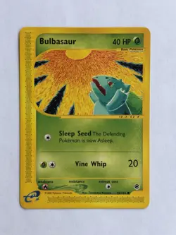 Bulbasaur - 95/165 Expedition 2002 - E-Reader WOTC - Pokemon TCG - Image 1