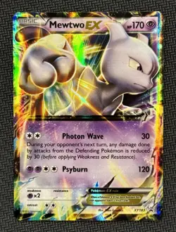 Mewtwo EX XY193 Pokemon Black Star Promo Holo 2016 LP - Image 1
