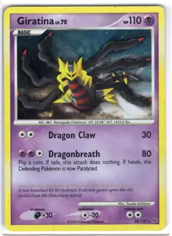 Giratina Lv. 70 (DPPt Platinum) 28/127 Holo Rare Deck Exclusives Pokemon LP - Image 1