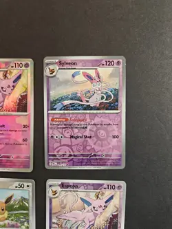 Pokemon TCG Espeon Slyveon Eevee Cards Lot Of 4 - Image 4