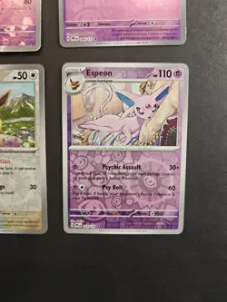 Pokemon TCG Espeon Slyveon Eevee Cards Lot Of 4 - Image 5