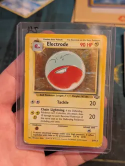 Pokemon TCG Electrode Jungle Holo Card 2/64 Unlimited Rare MP - Image 1