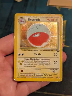 Pokemon TCG Electrode Jungle Holo Card 2/64 Unlimited Rare MP - Image 2