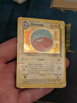Pokemon TCG Electrode Jungle Holo Card 2/64 Unlimited Rare MP - Image 3