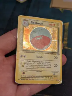Pokemon TCG Electrode Jungle Holo Card 2/64 Unlimited Rare MP - Image 4