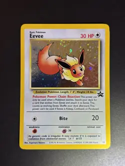 Wizards Pokemon TCG Eevee 11/53 Wotc Promo Holo Promo HP30 English 2000 - Image 1
