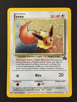 Wizards Pokemon TCG Eevee 11/53 Wotc Promo Holo Promo HP30 English 2000 - Image 2