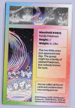 Pokemon Maushold #0925 Mini Tin Art Card and Sticker Set #2 - Image 4