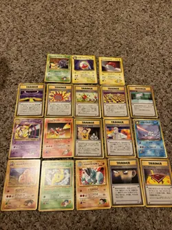 Vintage Japanese Pokemon Lot (18 Cards) - Image 1