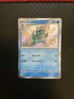 Arctibax 129/091 Scarlet & Violet: Paldean Fates Holo Shiny Rare Pokemon TCG NM - Image 1