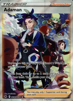 Adaman GG57/GG70 Ultra Rare Crown Zenith Galarian Gallery Pokemon Holo Near Mint - Image 1