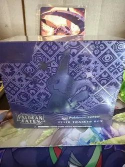 **Read Description** Pokemon Center Exclusive Paldean Fates ETB Sealed MINT - Image 1