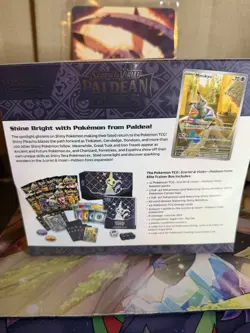 **Read Description** Pokemon Center Exclusive Paldean Fates ETB Sealed MINT - Image 2