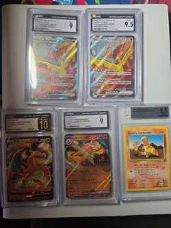 🔥 Pokemon TCG Lot Of 5 Graded Cards CGC Beckett - Image 1