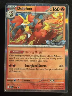Pokemon TCG Chaos Rising SEALED Build & Battle Stamped Promo Delphox Deck - Image 1