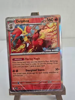 Pokemon Chaos Rising Delphox 074 Prerelease Stamped Sealed Deck Build and Battle - Image 1