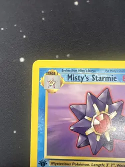 Misty’s Starmie 56/132 1st Edition Gym Heroes Uncommon WOTC Pokemon Card 5 - Image 2