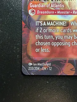 Disney Lorcana TCG The Leviathan Legendary ✨ENCHANTED ✨Full Art Foil 233/204 - Image 4