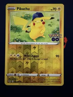Pikachu - Pokemon GO - 028/078 Rare Holo - Reverse Holo - Image 1