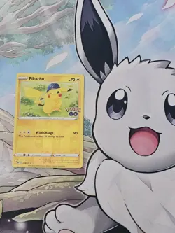 Pikachu 028/078 Reverse Holo Pokemon Go Pokemon Card - Image 1