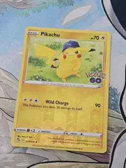 Pikachu 028/078 Reverse Holo Pokemon Go Pokemon Card - Image 2