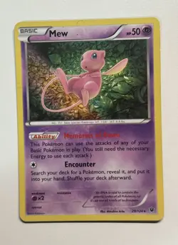 Pokemon TCG - Mew 29/124 Holo Fates Collide Rare LP - Image 1