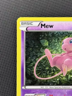 Pokemon TCG Mew 29/124 Holo Rare Fates Collide Played Condition Card - Image 2