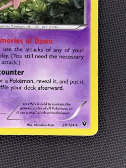 Pokemon TCG Mew 29/124 Holo Rare Fates Collide Played Condition Card - Image 4
