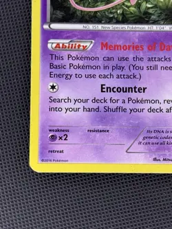 Pokemon TCG Mew 29/124 Holo Rare Fates Collide Played Condition Card - Image 5