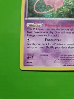 Pokemon Mew TCG Fates Collide Holo Rare Card 29/124 LP Condition - Image 5