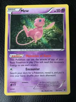 Pokemon Mew TCG Fates Collide Holo Rare Card 29/124 - Image 1