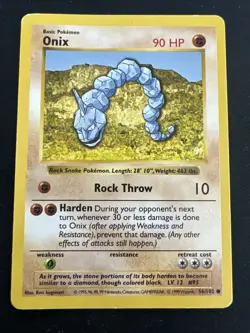 Base Set Vintage Shadowless Pokemon 9 Card Lot - Charmander, Weedle & Onix - Image 4