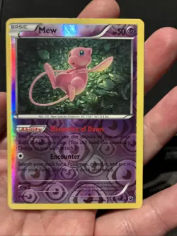 Pokemon Mew TCG Fates Collide Holo Rare Card 29/124 - Image 1