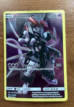 Armored Mewtwo SM228 Sun & Moon Black Star Promo Holo Pokemon 🔥 LP - Image 1