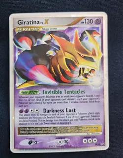 Pokemon Giratina LV.X DP38 Holo Black Star Promo Card - Image 1