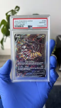 PSA 10 Giratina V #186 Alt Art Pokemon 2022 Lost Origin GEM MINT - Image 5