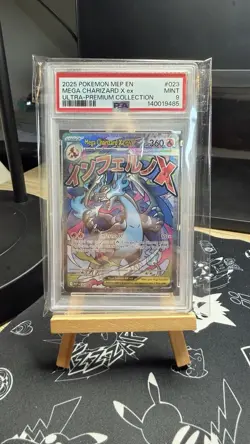Pokemon TCG Mega Charizard X EX Mep 023 Black Star Promo PSA 9 - Image 1