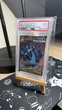 Pokemon TCG Mega Charizard X EX Mep 023 Black Star Promo PSA 9 - Image 3