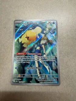 Pokemon TCG Misty's Psyduck Holo Card 193/182 Sv10: Destined Rivals - Image 1
