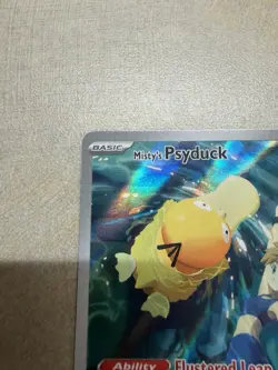 Pokemon TCG Misty's Psyduck Holo Card 193/182 Sv10: Destined Rivals - Image 2
