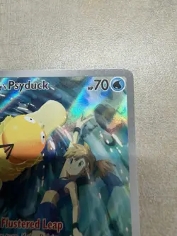 Pokemon TCG Misty's Psyduck Holo Card 193/182 Sv10: Destined Rivals - Image 3