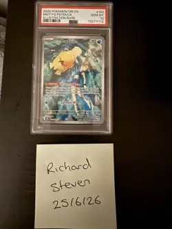 Pokemon TCG Misty's Psyduck Destined Rivals 193/182 Illustration Rare PSA 10 - Image 1