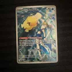 Pokemon TCG Misty's Psyduck Illustration Rare Destined Rivals 193/182 - Image 1